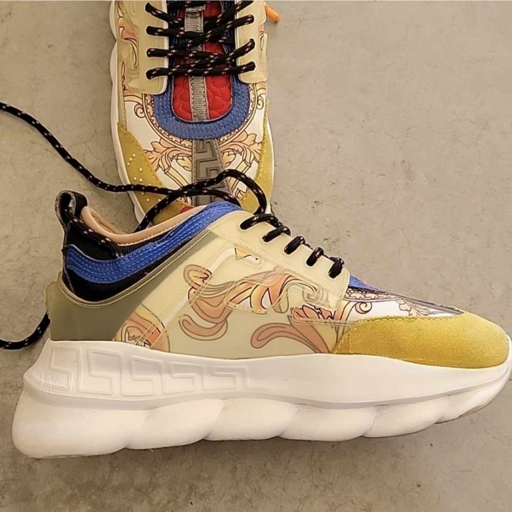 VERSACE Chain Reaction Sneakers